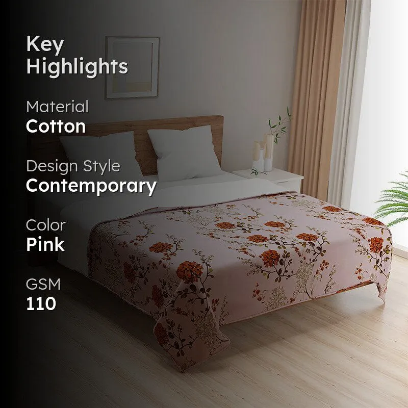 Swayam Biana Floral Cotton Dohar - 110 GSM media 2