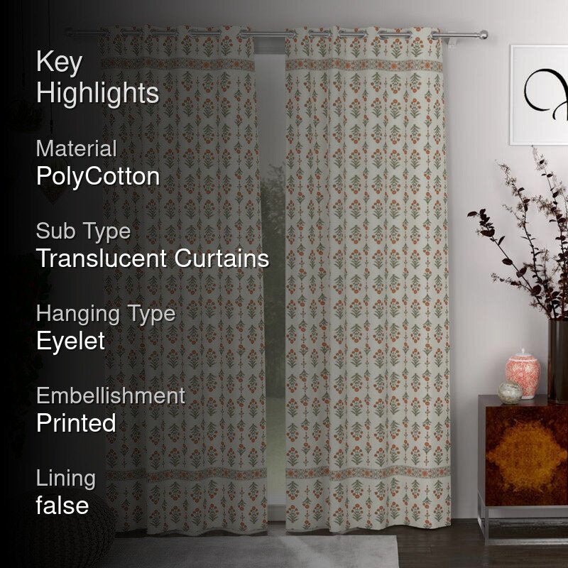 Quinn Printed Curtain - Set Of Two media 2