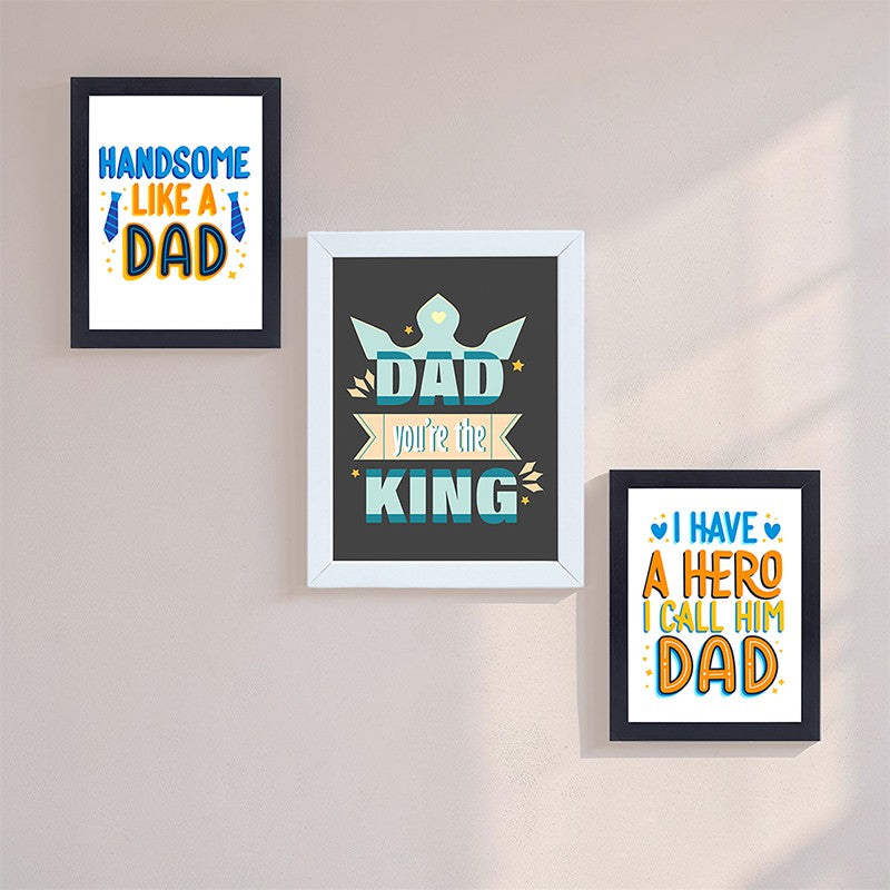 Dad King Wall Art - Set Of Three media 6
