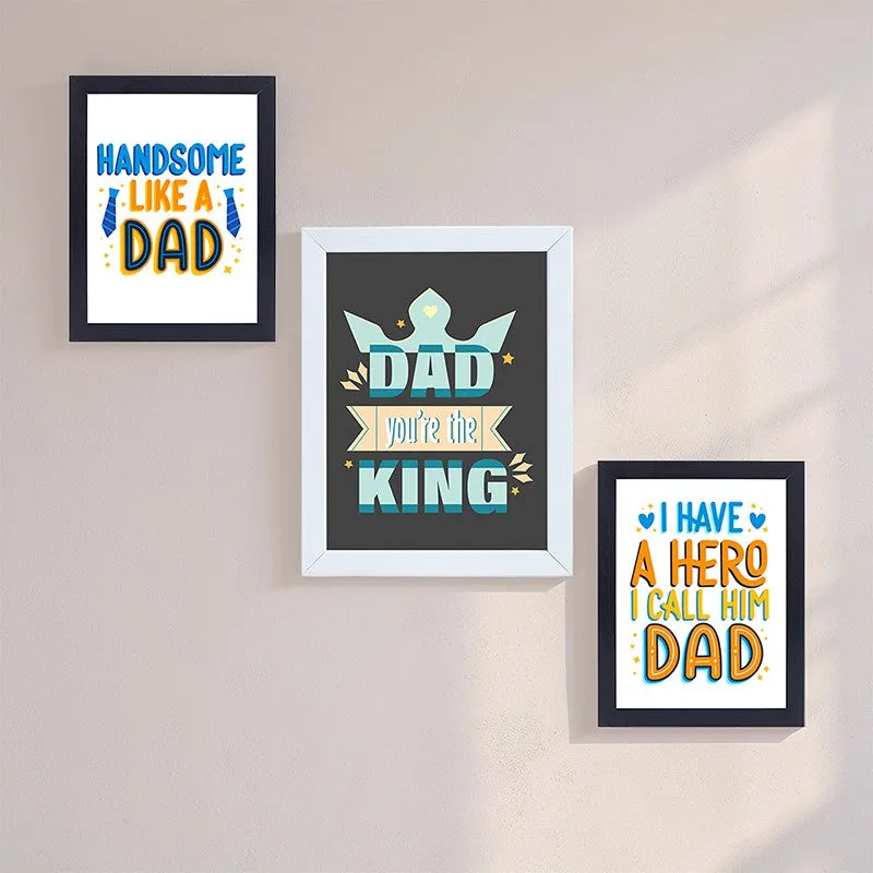 Dad King Wall Art - Set Of Three media 6