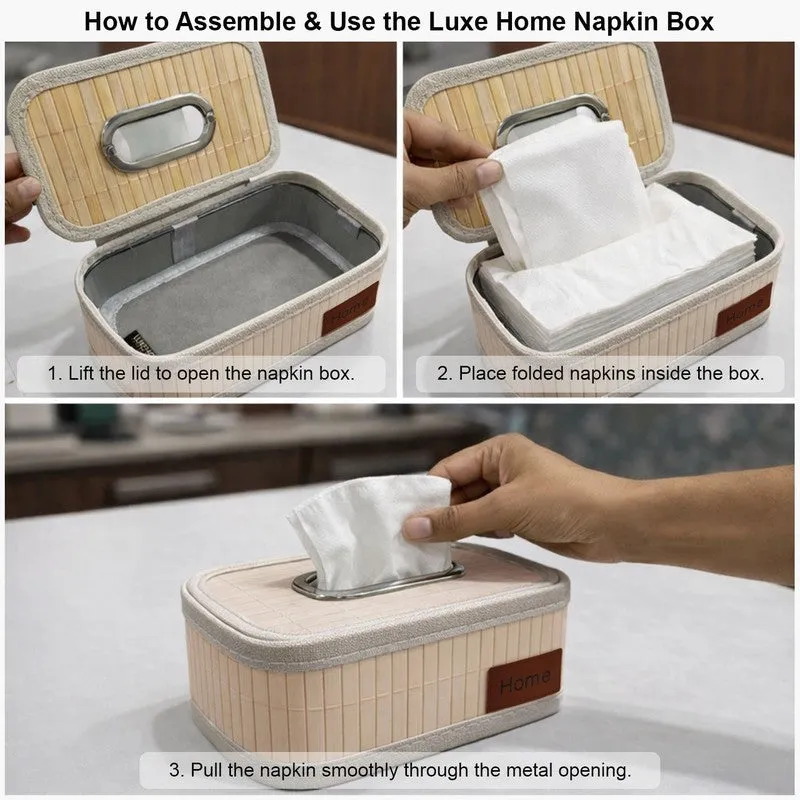 EcoNest Bamboo Tissue Holder - Ivory media 6