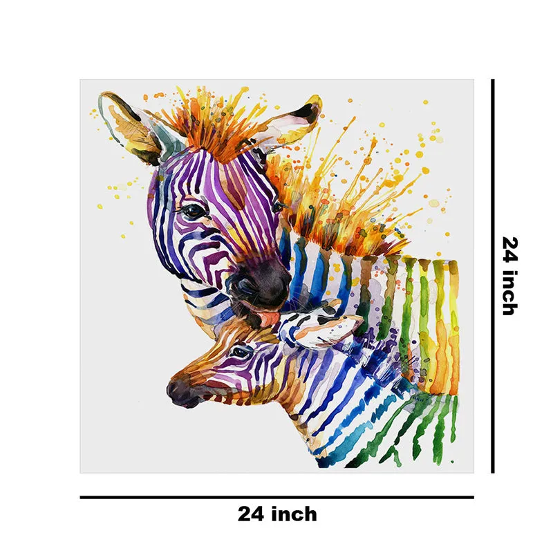 Wildlife Zebra Wall Painting media 9