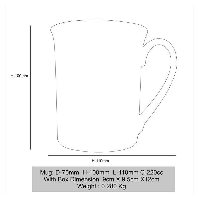 Noritake Majestic Porcelain Coffee Mug (Yellow) - 280 mL media 6