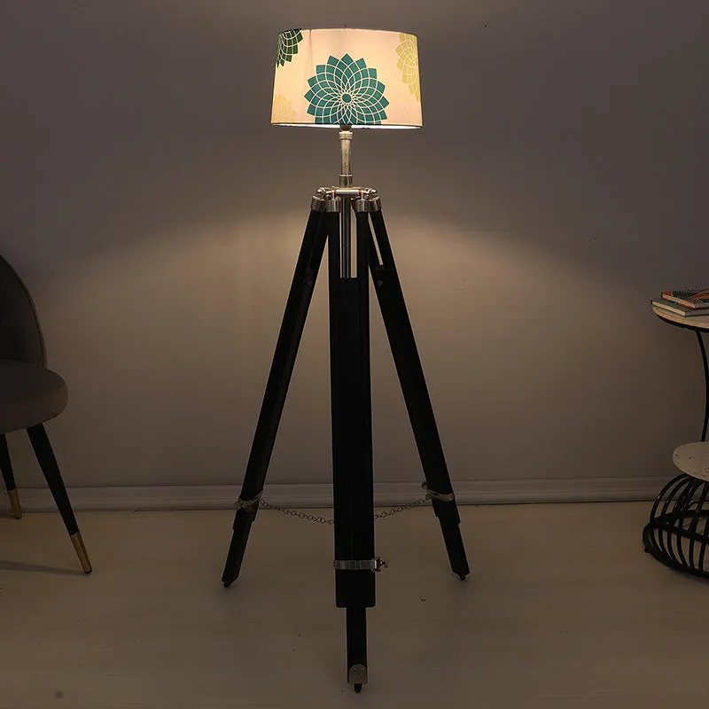 Akari Printed Tripod Floor Lamp media 1