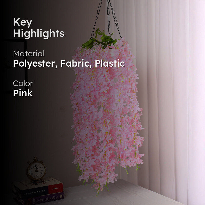 Perenna Artificial Orchid (Light Pink) - Set Of Two media 2