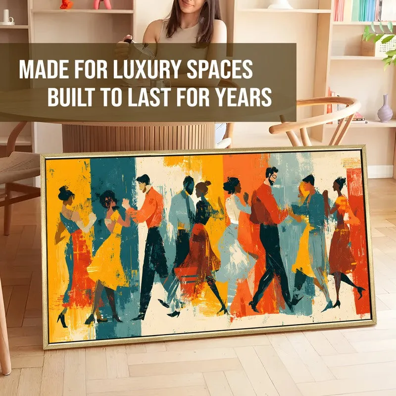 Dancera Canvas Wall Painting With Frame media 5