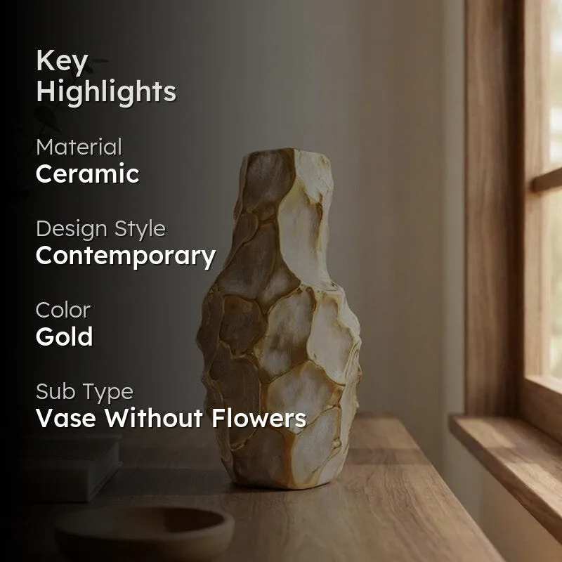 Abstract Luxe Ceramic Vase - 2