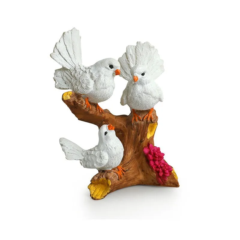 Turtle Dove Fam Resin Showpiece media 3
