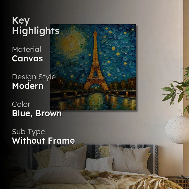 Sparklers & Eiffel Wall Painting media 2