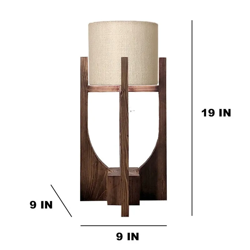 Kompas Jute Table Lamp - Brown,Beige media 7