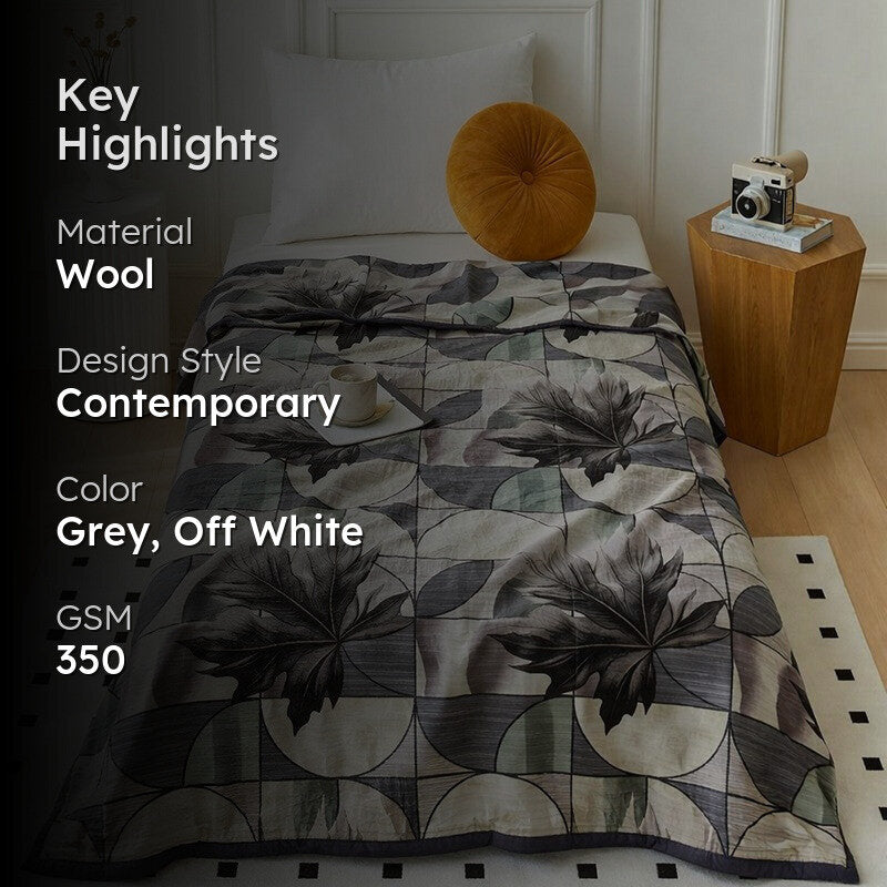 Spring Cozy Wool Blankets - 350 GSM media 2