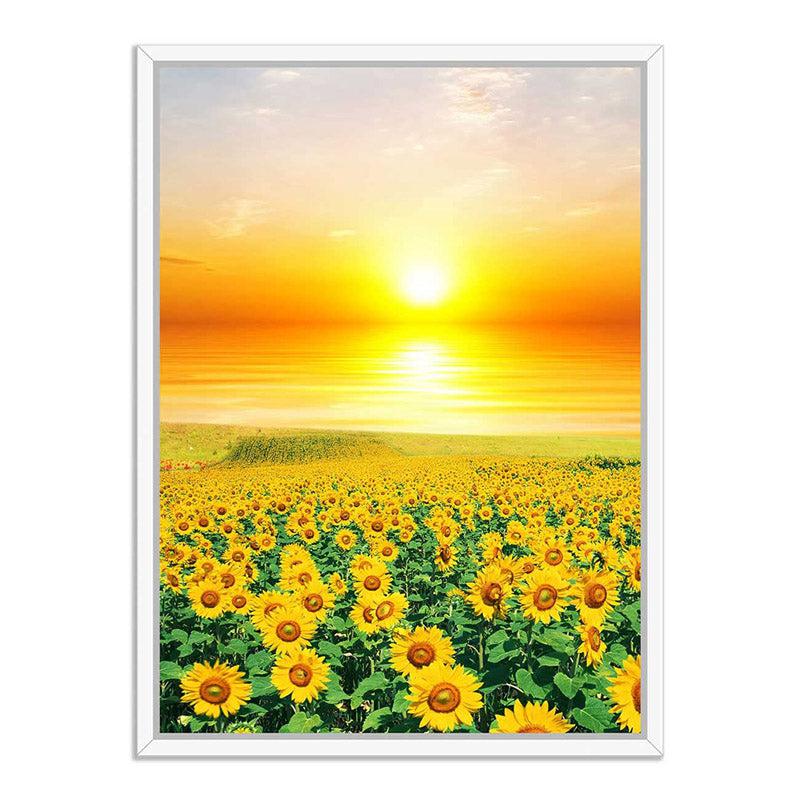 Sun Garden Cotton Canvas Wall Art media 2