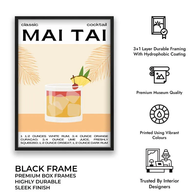 MaiTai Archival Canvas Wall Art - Black media 10