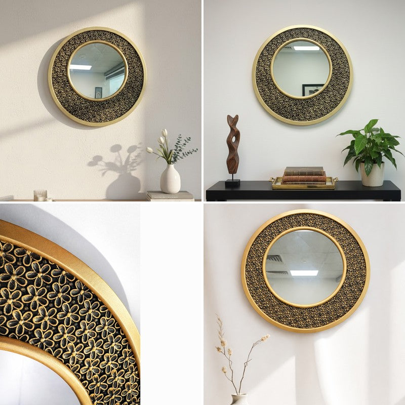 Majestic Filigree Glass Wall Mirror With MDF Frame media 6