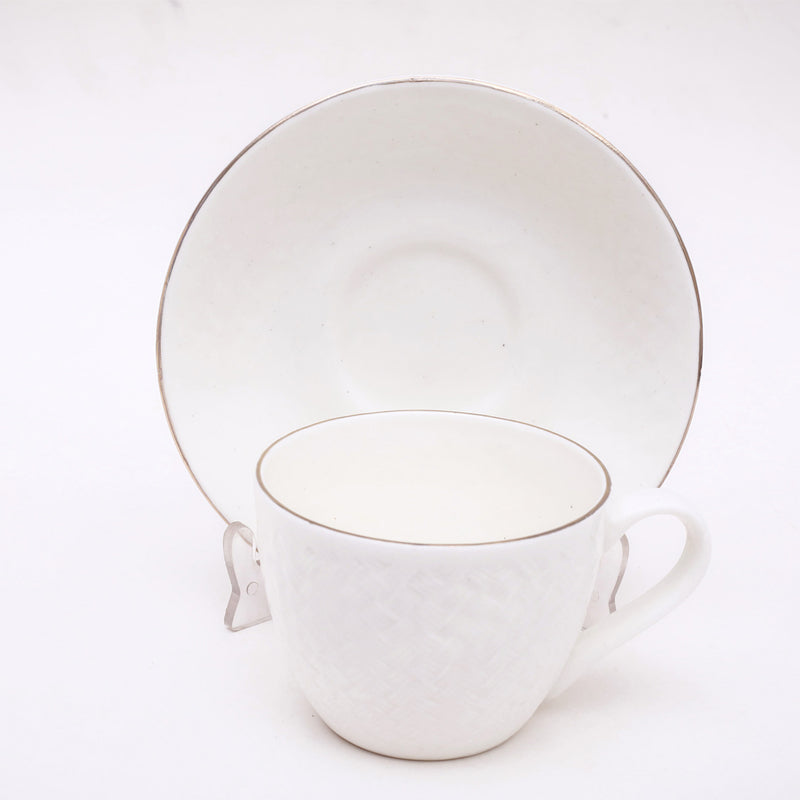 Jacksia Bone China Cup & Saucer (100 ML) - Twelve Piece Set media 6