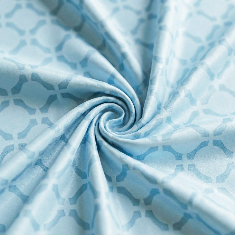 Ulrika Neva Cotton Bedsheet (Blue) - 200 TC media 5