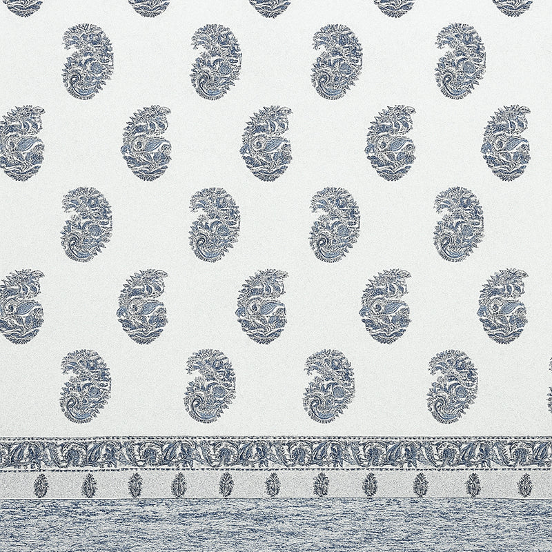Paisley Dream Cotton Bedsheet (Grey) - 144 TC media 4