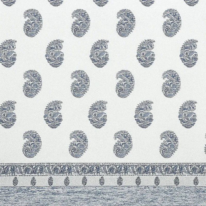 Paisley Dream Cotton Bedsheet (Grey) - 144 TC media 4