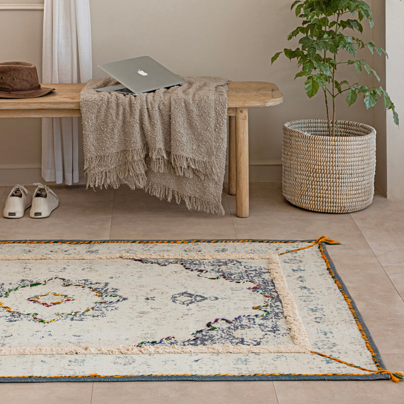 Neira Handwoven Cotton Rug media 5