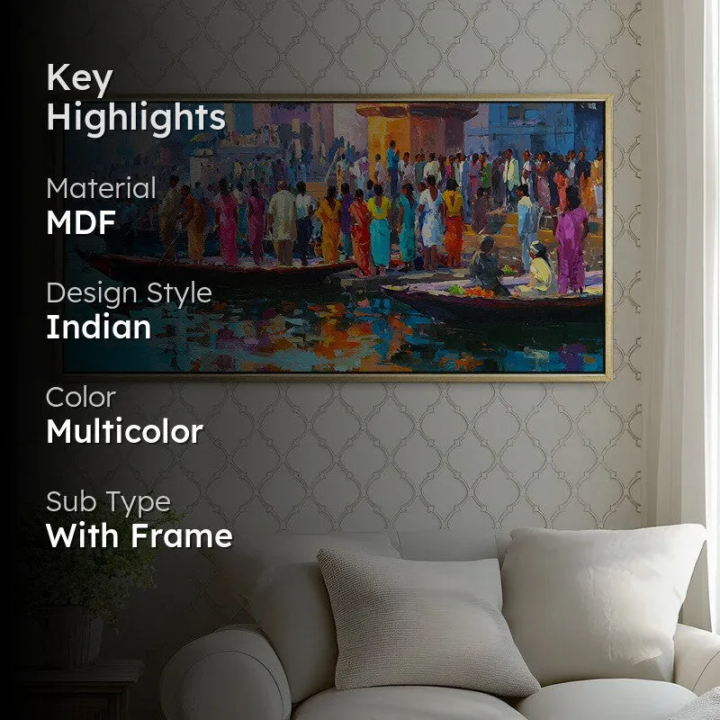Floating Stories of Banaras Wall Art media 2
