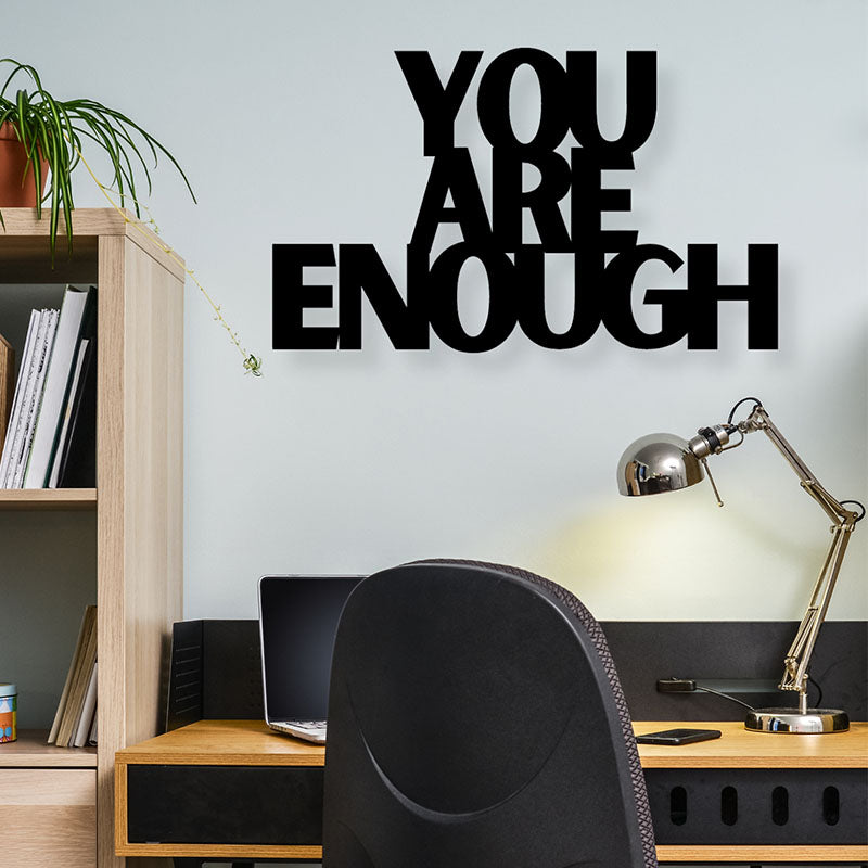You Are Enough Iron Wall Accent