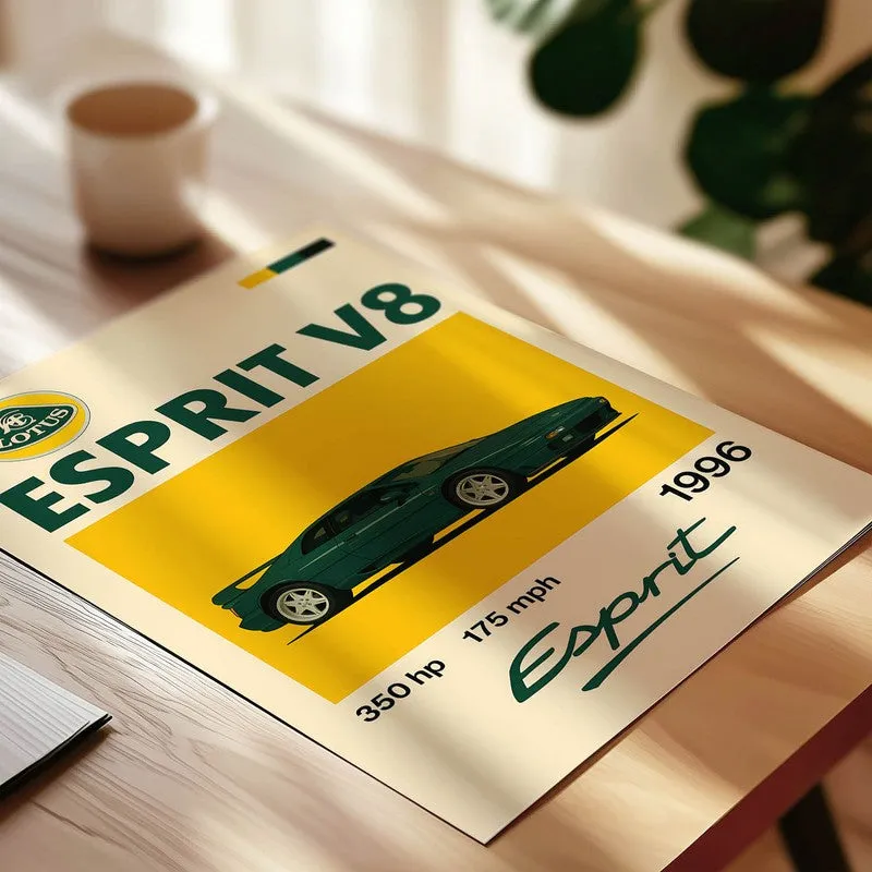 Lotus Esprit V8 Wall Poster media 4