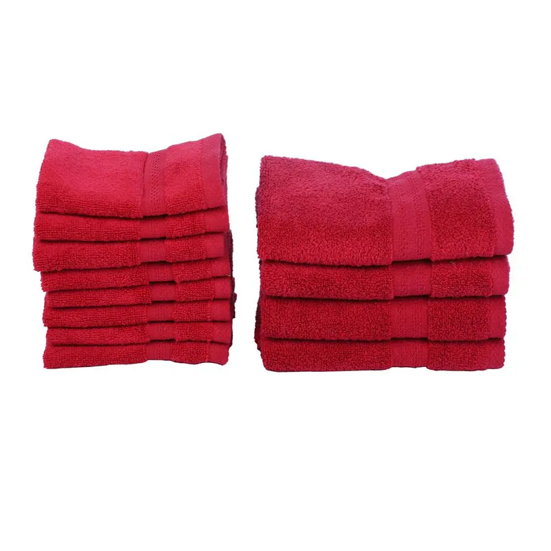 Miorah Towel Combo (Red) - Twelve Piece Set media 3