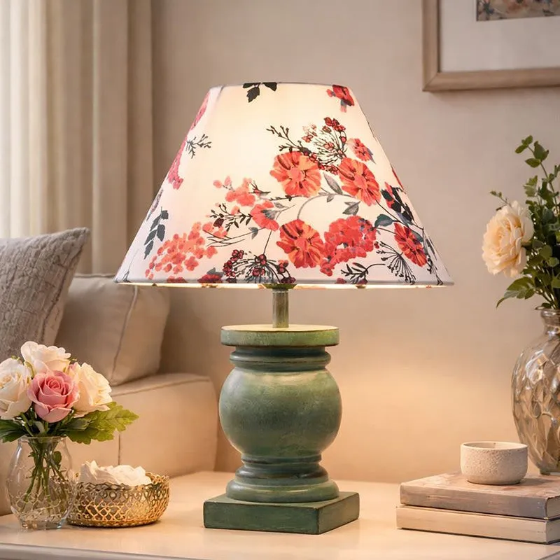 PetalCanvas Wooden Table Lamp media 1