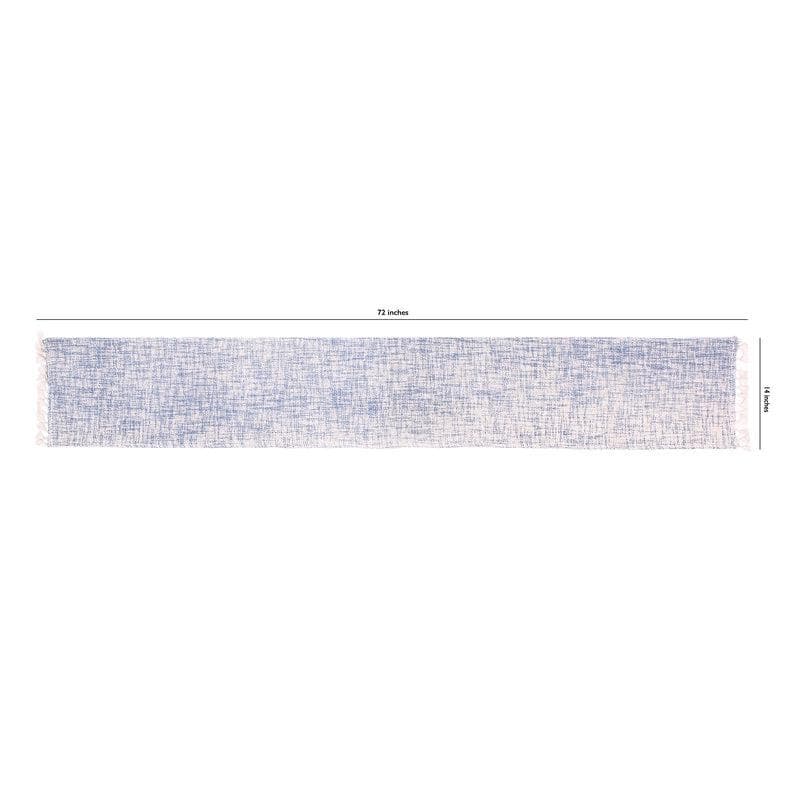 Arabian Sea Cotton Table Runner - Blue image 4
