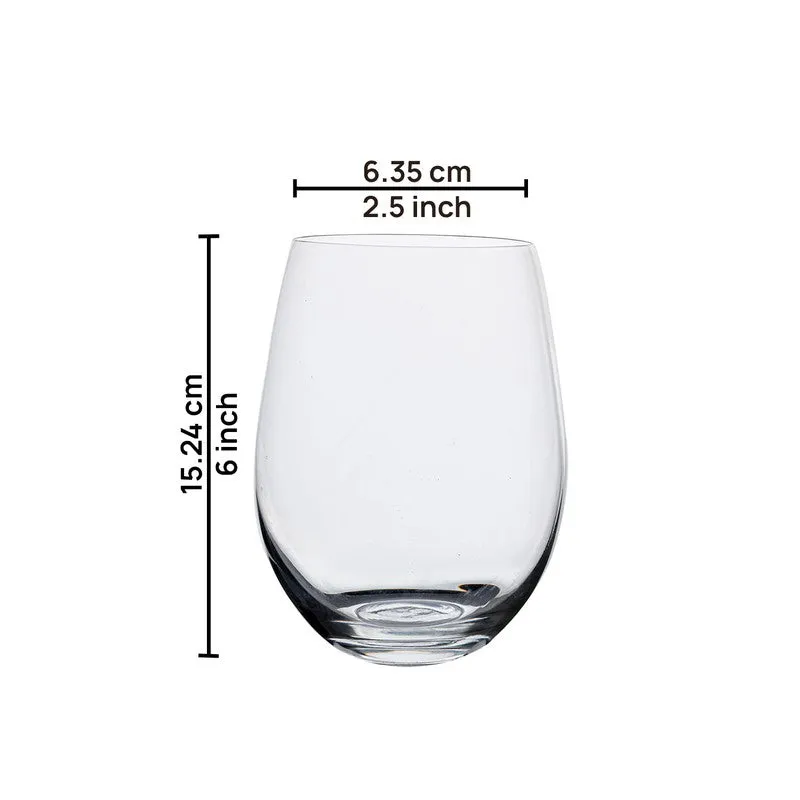 Spherical Glasses (Transparent,320 mL Each) - Set Of Six media 7