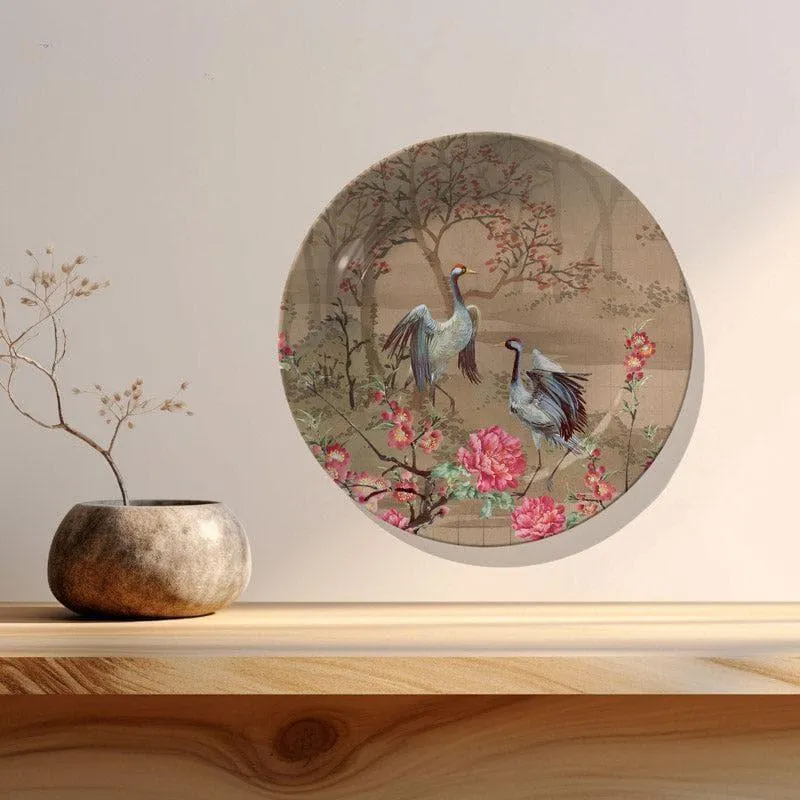 Japanese Cranes Wall Plate media 3