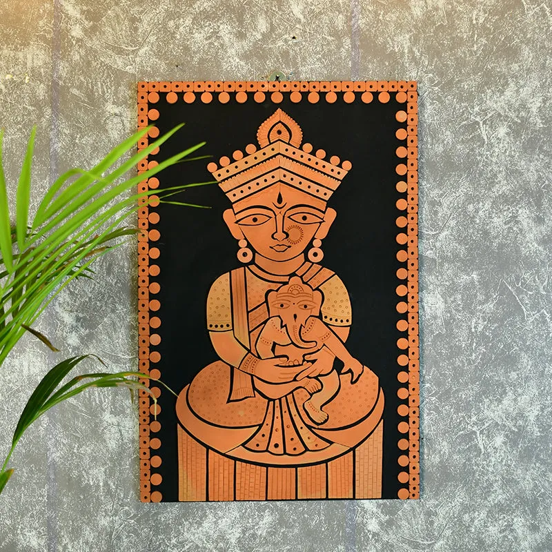 Ganesh Janani Terracotta Wall Art media 6