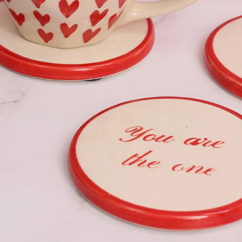 You're The One Ceramic Coaster media 5