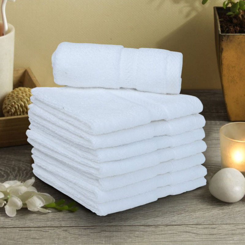 Miorah Face Towel (White) - Set Of Eight