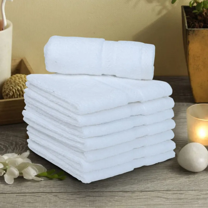 Miorah Face Towel (White) - Set Of Eight media 1