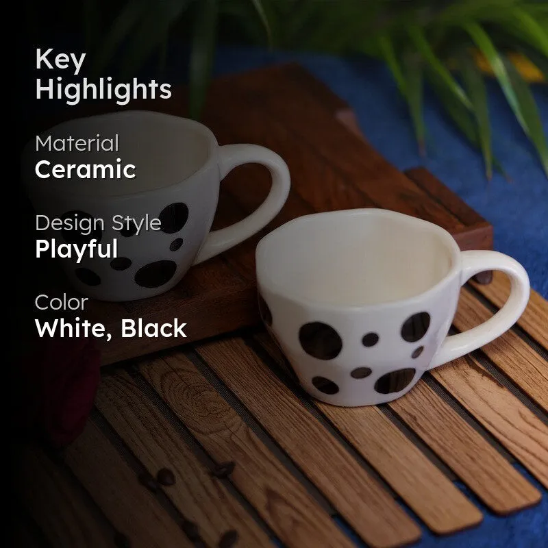 Cocoa Ceramic Coffee Mug (230 mL Each) - Set Of Two media 2