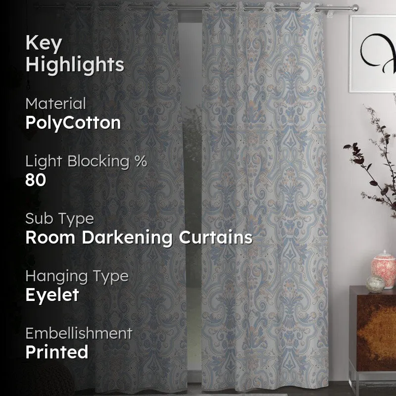 Bloom Reverie Curtains - Set of Two media 2