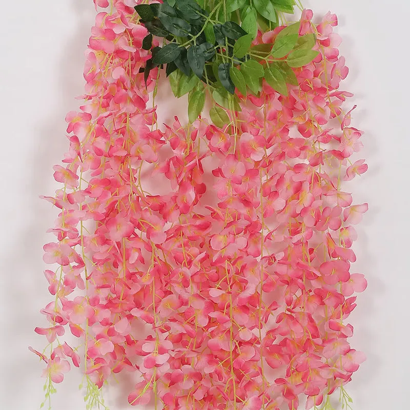 Faux Hanging Orchid Vine (Pink) - Set Of Twelve media 3