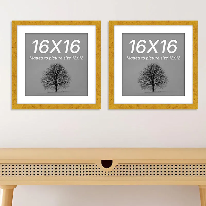 Driftwood Charm Photo Frame (Gold) - Set Of Two media 4