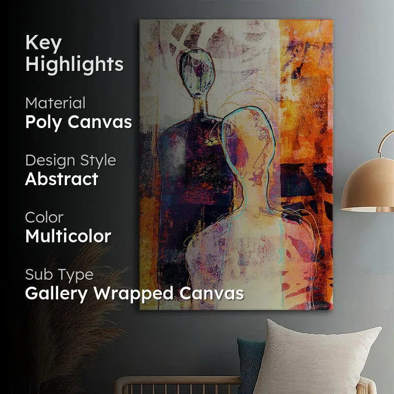 The Duality Of Spirit Abstract Wall Painting media 2