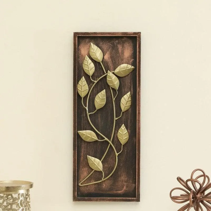 Twining Leaves Metal Wall Accent media 1