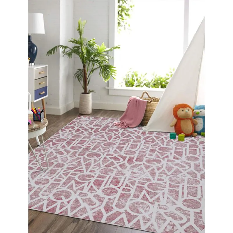 Alphabet Troop Carpet - Pink media 3