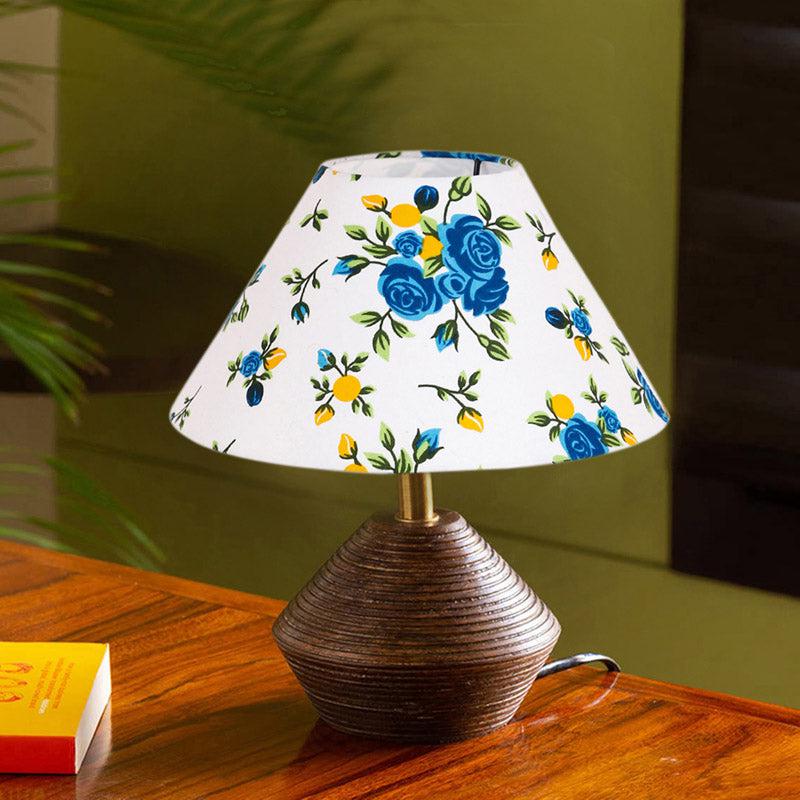 Alba Yami Cone Wooden Table Lamp - Multicolor