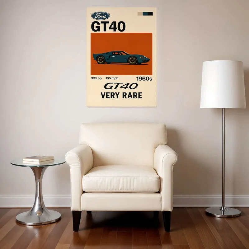 Ford GT40 Legend Wall Poster media 1
