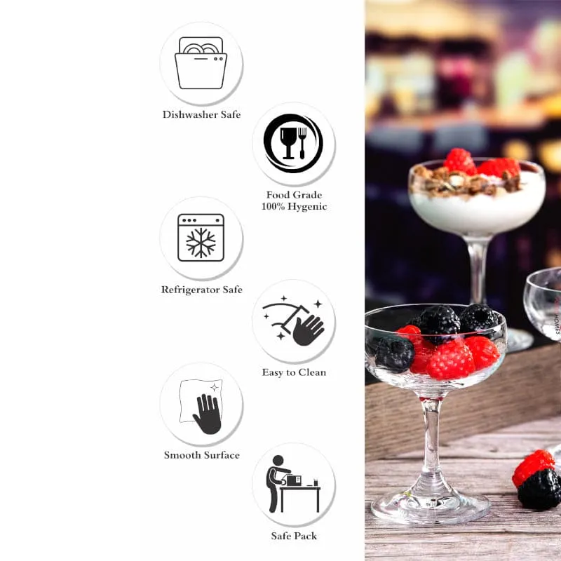 Daphin Dessert Bowl (140 ML) - Set Of Six media 3