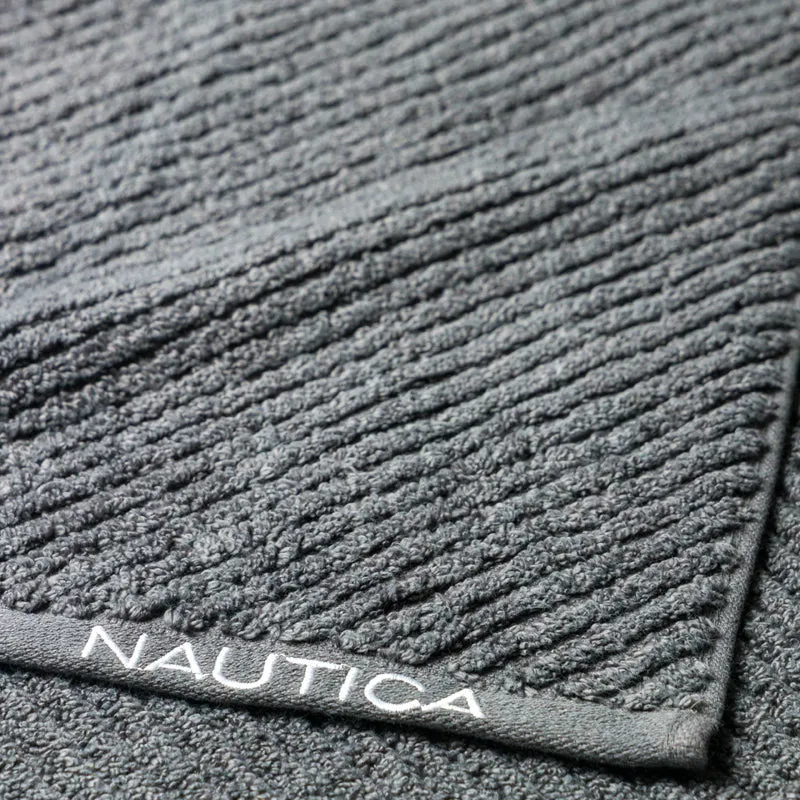 Nautica Riviera Bath Towel - Grey media 6