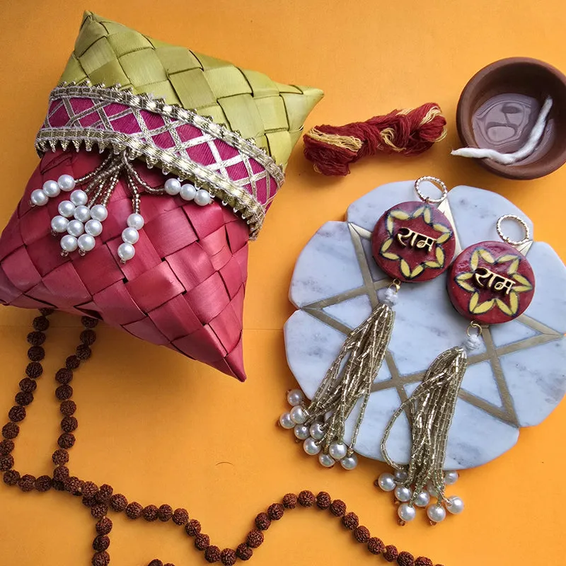 Ram Naam Handcrafted Latkan - Set Of Two media 5