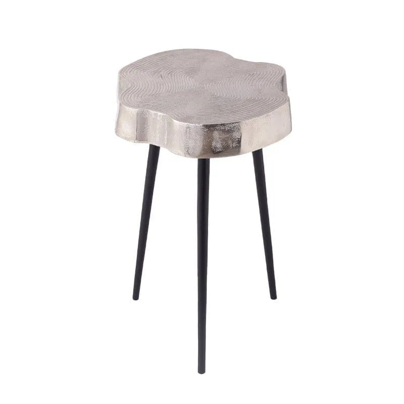 Kora Aluminium Accent Table - Silver media 4