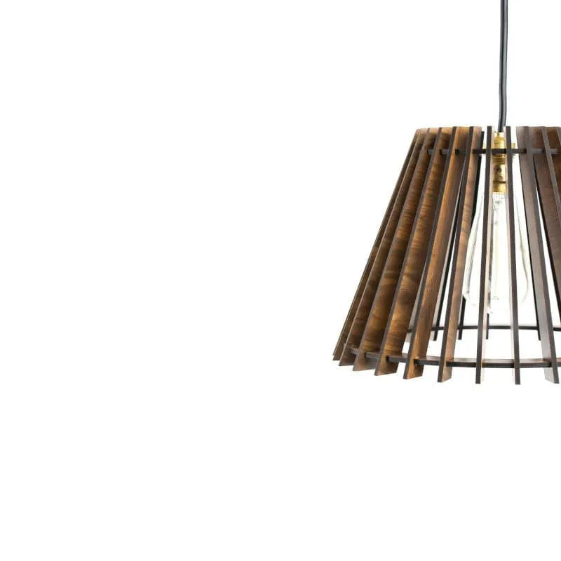 Isadore Wooden Ceiling Lamp media 5