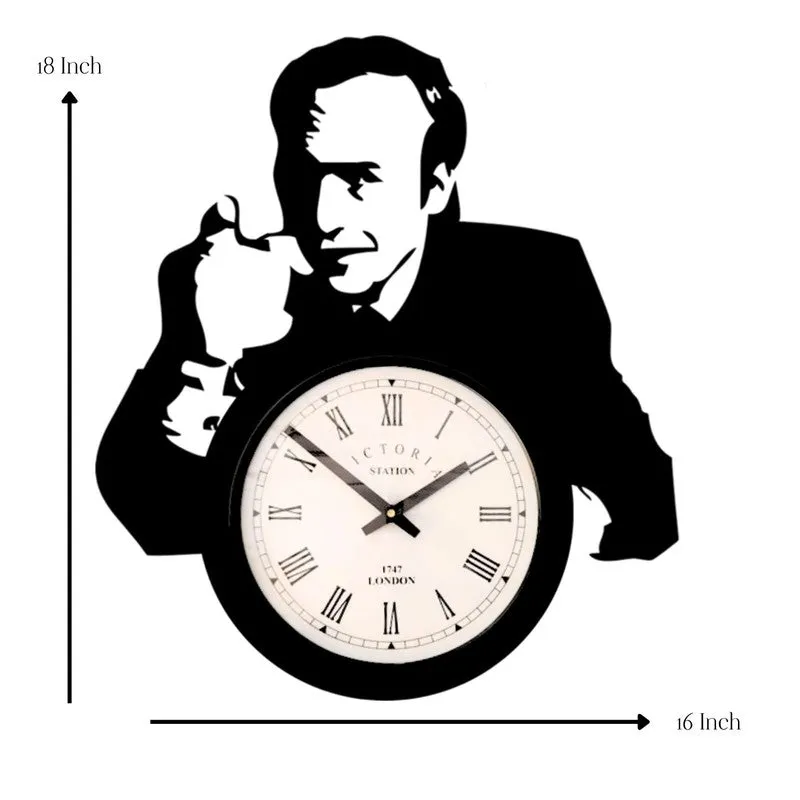 Suitdial Steel Analog Wall Clock - Black media 7